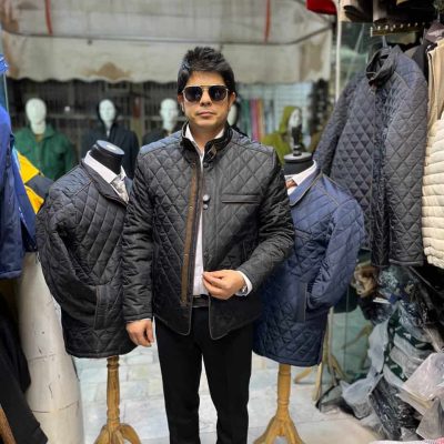 کاپشن کتی مردانه مدل لوزی