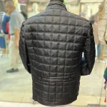 کاپشن کتی مردانه طرح مربع - تصویر 6