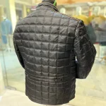 کاپشن کتی مردانه طرح مربع - تصویر 9