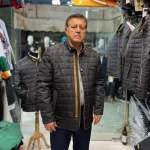 کاپشن کتی مردانه طرح مربع - تصویر 7